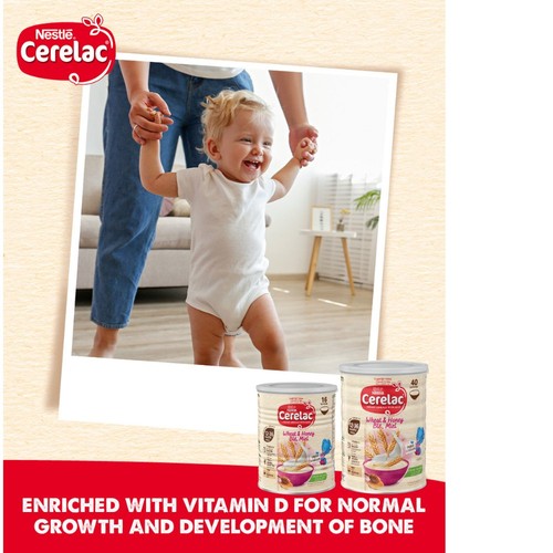 Cerelac Infant Cereals with Milk Honey & Wheat 12+ Months 1kg