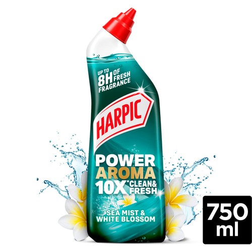 Harpic Power Aroma Sea Mist & White Blossom