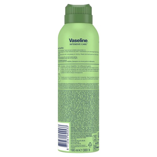 Vaseline Intensive Care Aloe Soothe Spray Moisturiser
