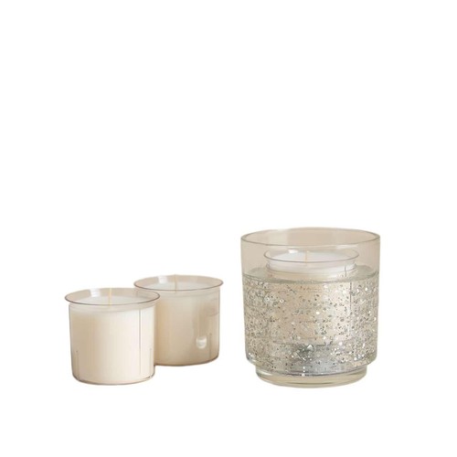 M&S Refillable, Light Up Bundle, Small, Silver