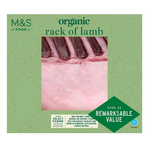 M&S Organic Rack of Lamb