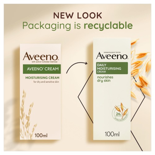 Aveeno Moisturising Body Cream for Dry Sensitive Skin