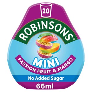 Robinsons Mini Passion Fruit & Mango On The Go Squash 66ml