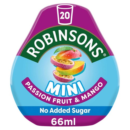 Robinsons Mini Passion Fruit & Mango No Added Sugar