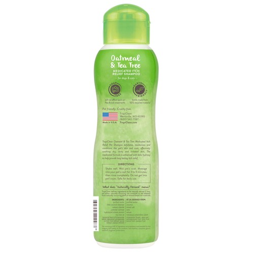 TropiClean Oatmeal and Tea Tree Shampoo