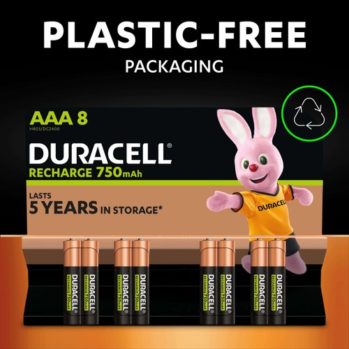 Duracell Recharge Plus AAA Rechargeable Batteries