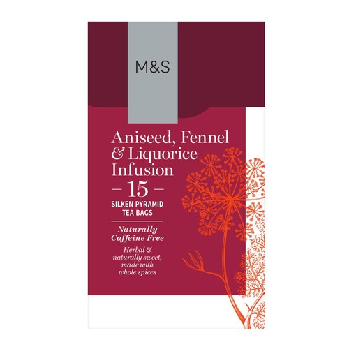M&S Aniseed, Fennel & Liquorice Infusion Tea Bags