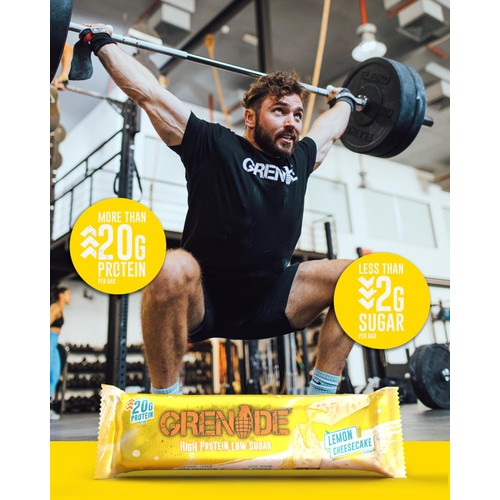 Grenade Protein Bar Lemon Cheesecake