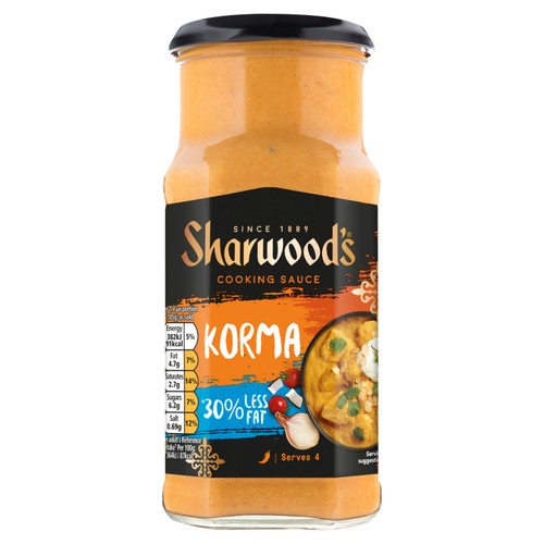 Sharwood's Reduced Fat Korma Indian Curry Sauce