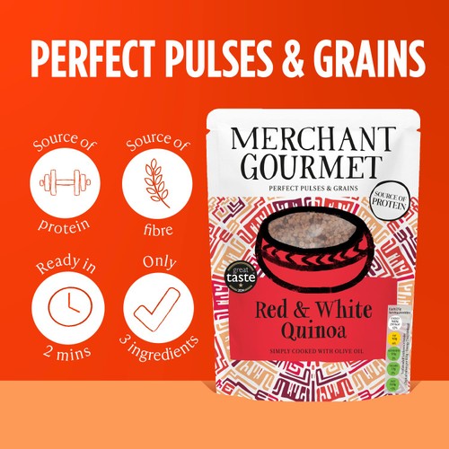 Merchant Gourmet Red & White Quinoa 