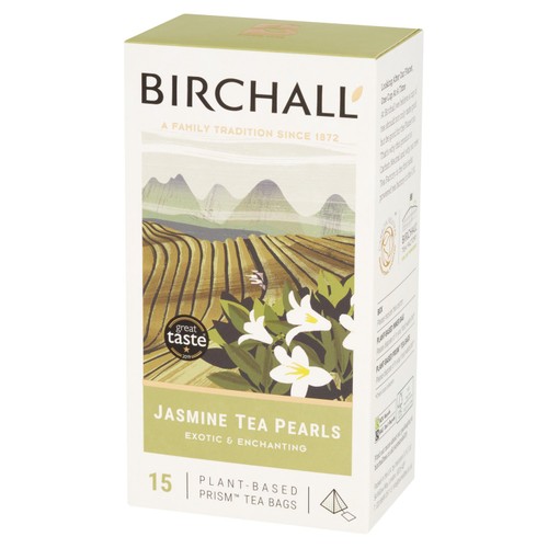 Birchall Jasmine Tea Pearls - 15 Prism Tea Bags