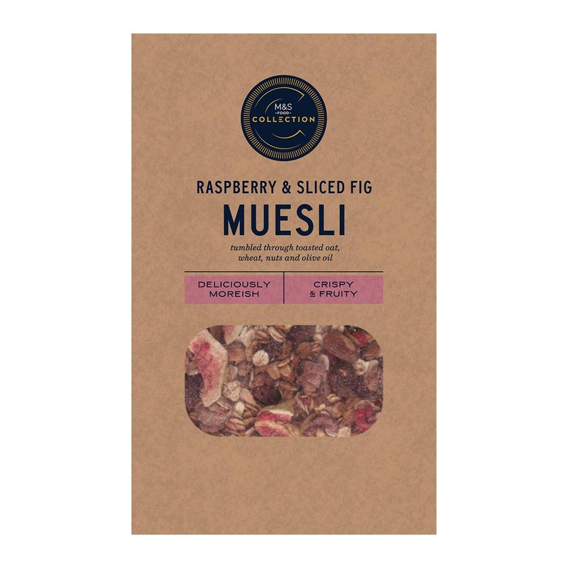 Myseli Raspberry M&S Collection Raspberry & Sliced Fig Muesli - Ocado