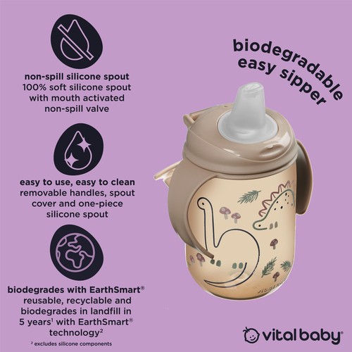 Vital Baby Hydrate Easy Sipper - natural stone