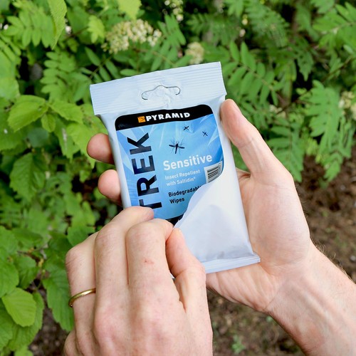 Pyramid Trek Sensitive Biodegradable Insect Repellent Wipes
