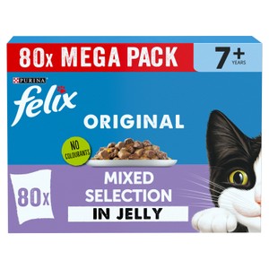 Felix Original Fish Selection in Jelly Wet Cat Food 80 x 85g