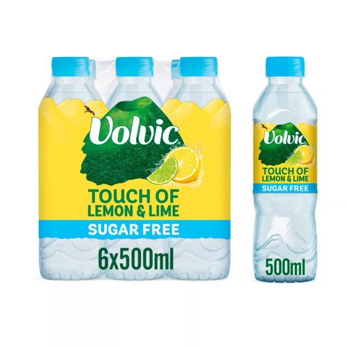 Volvic Touch of Fruit Lemon & Lime Still Flavoured Water Multipack