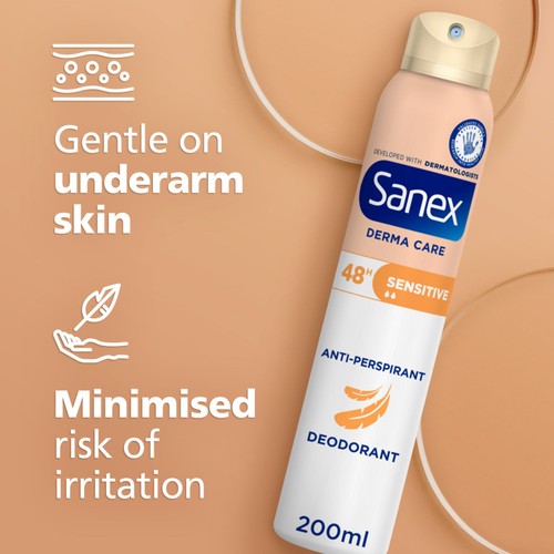 Sanex Derma Care Sensitive 48-Hour Antiperspirant Spray Deodorant