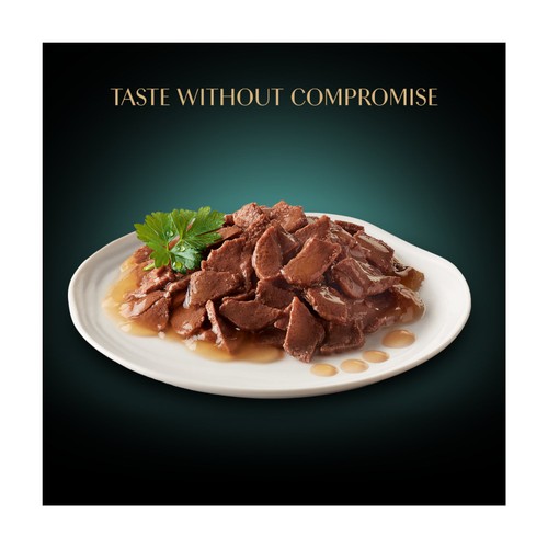 Sheba Fresh & Fine Cat Pouches with Beef & Chicken & Lamb in Gravy