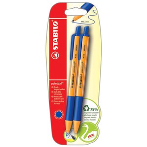 STABILO Pointball 2pc Blue