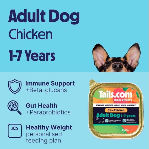 Tails.com Inner Vitality Adult Dog Wet Food Chicken