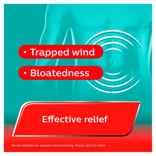 Rennie Deflatine Trapped Wind Relief Tablets