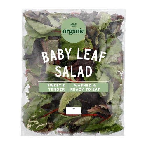 M&S Organic Baby Leaf Salad