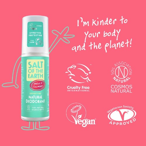 Salt of the Earth Melon & Cucumber Natural Deodorant Spray