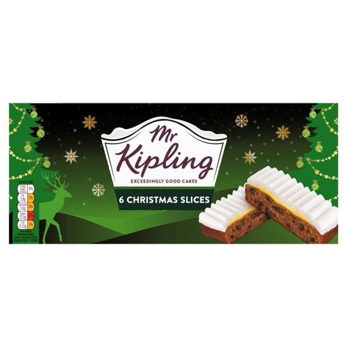 Mr Kipling Christmas Cake Slices