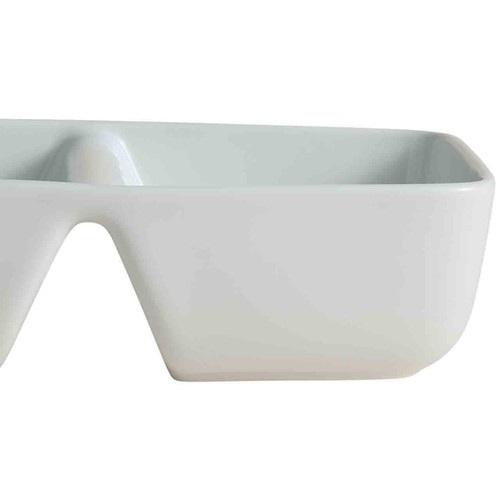 M&S Maxim Three Part Divided Dish, White