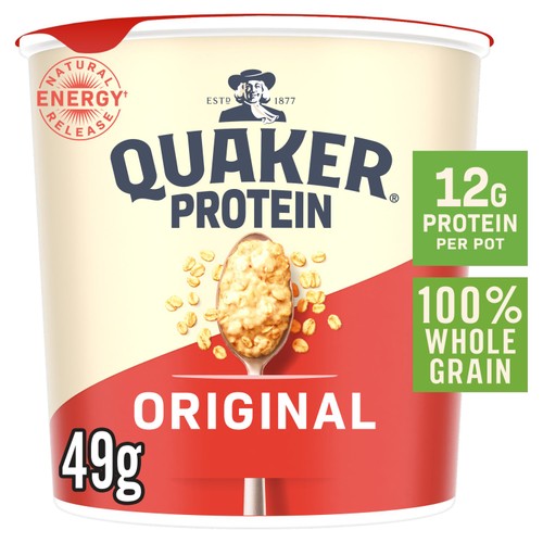 Quaker Oats High Protein Original Porridge Pot