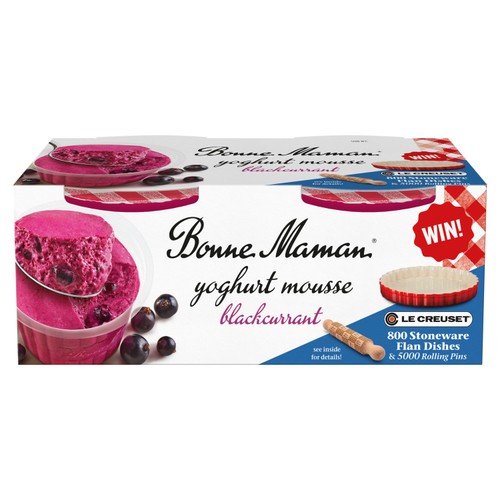 Bonne Maman Blackcurrant Mousse Dessert
