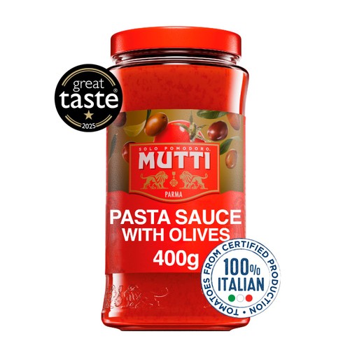 Mutti Tomato & Olive Pasta Sauce No Added Sugar