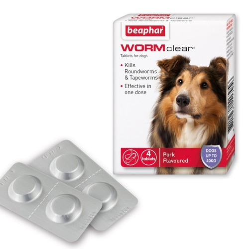 Beaphar WORMclear Tablets for Dogs Up to 40kg