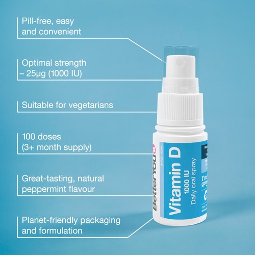 BetterYou D1000 Vitamin D Daily Oral Spray  