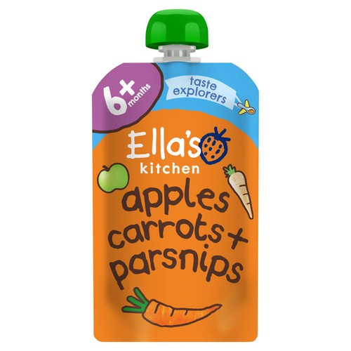 Ella's Kitchen Apples, Carrots & Parsnips Baby Food Pouch 6+ Months
