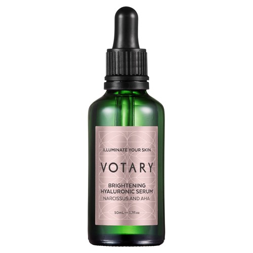 VOTARY Brightening Hyaluronic Serum, Narcissus and AHAs