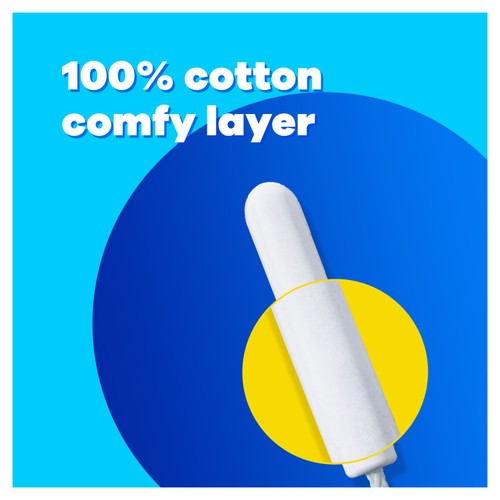 Tampax Super Tampons With Cardboard Applicator