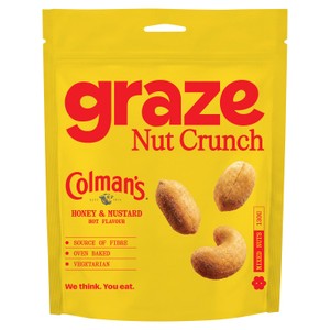 Colmans Honey & Mustard Flavoured Peanuts & Cashews