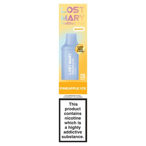 Geek Bar Vape Lost Mary Disposable Pod BM600 Cherry Ice 20mg