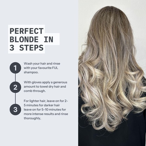 FUL Purple Hair Mask Toning Mask for Blonde & Grey Hair