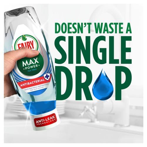 Fairy Max Power Washing Up Liquid Antibacterial