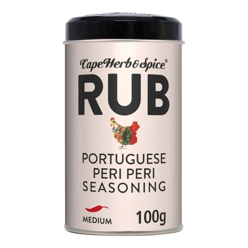 Cape Herb & Spice Portuguese Peri Peri Seasoning Rub Tin