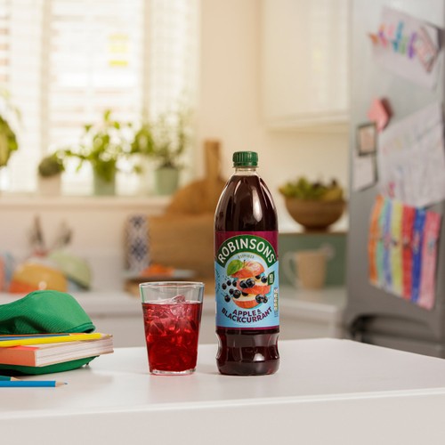 Robinsons Single Strength Apple & Blackcurrant No Added Sugar Squash