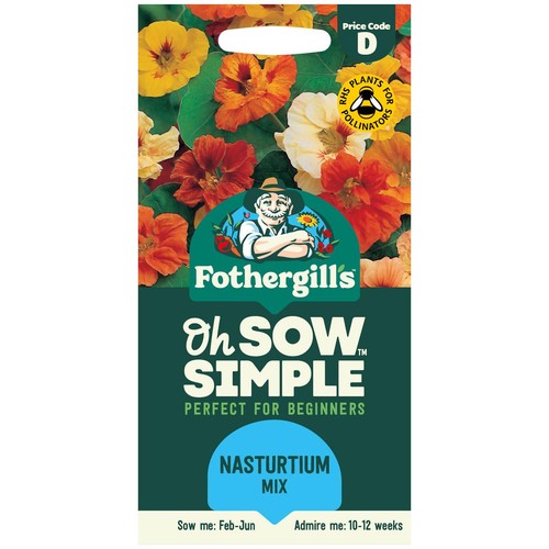 Mr Fothergills Seeds - Oh Sow Simple Nasturtium Mix