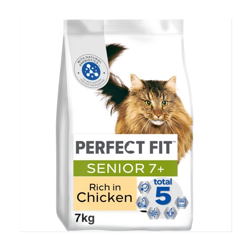 Perfect Fit Senior 7+ Dry Cat Food Chicken