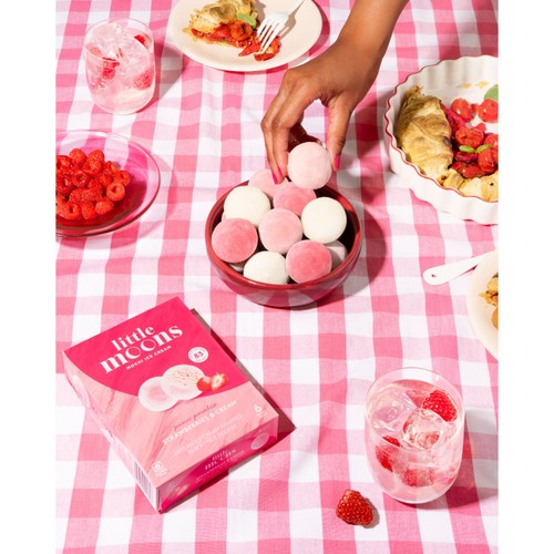 Little Moons Strawberries & Cream Mochi Ice Cream