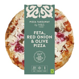 Feta, Red Onion & Olive Woodfired & Stonebaked Pizza