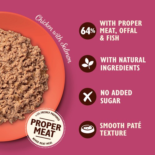 Lily's Kitchen Cat Smooth Chicken & Salmon Pate