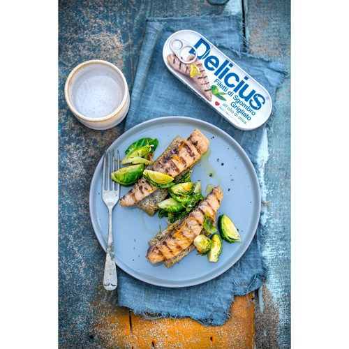 Delicius Grilled Mackerel Fillets in Olive Oil