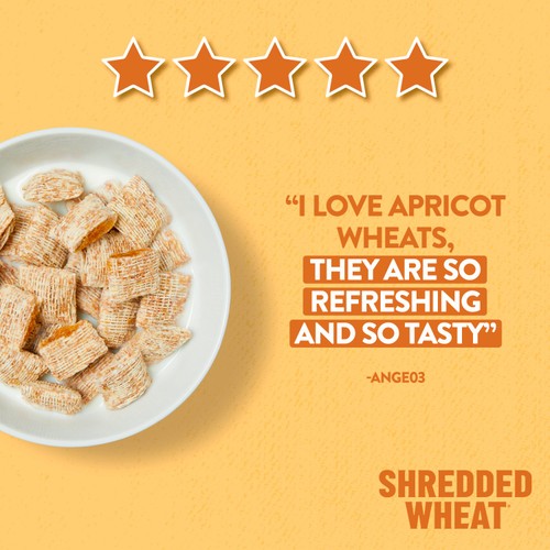 Shredded Wheat Bitesize Apricot Wheats Cereal